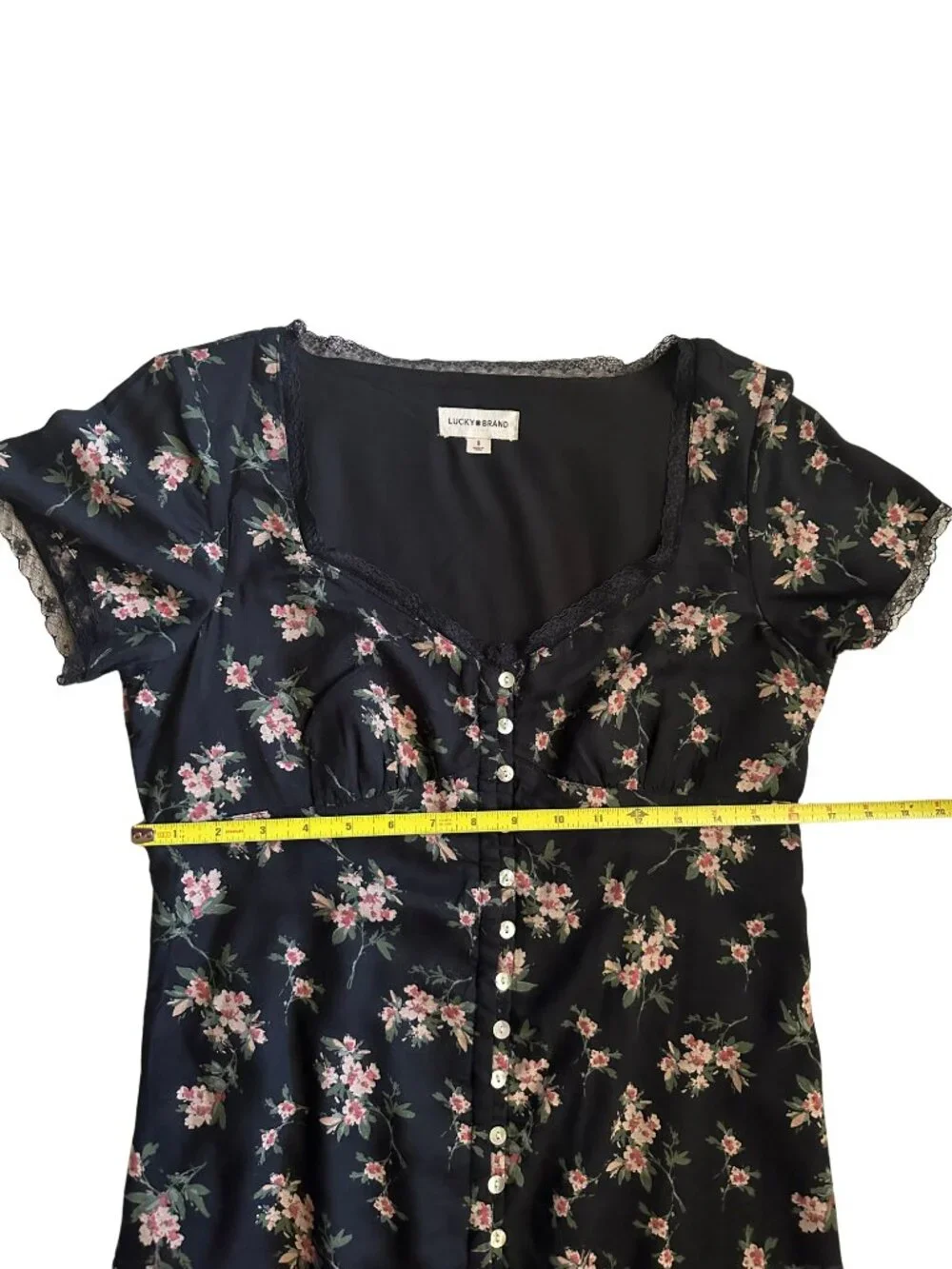 Lucky Brand black floral